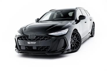 Maxton Design Front Ansatz V.1 für Audi A6 S-Line C9 schwarz Hochglanz