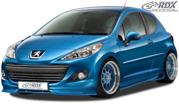 RDX Frontspoiler für PEUGEOT 207 / 207CC (-2009 & 2009+) Frontlippe Front Ansatz Spoilerlippe