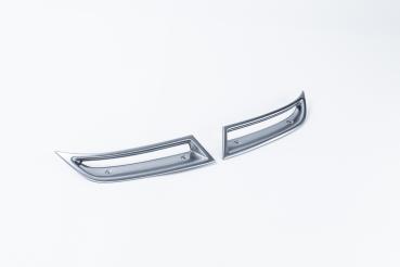 Milotec Auspuff-Dummies für Skoda Octavia III – Alu-Brush – 2-teilig (ohne Diffusor)