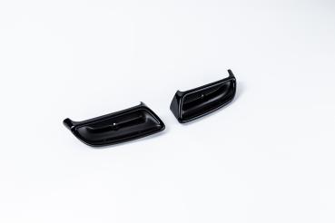 Milotec Auspuff-Dummies für Skoda Octavia III – schwarz (Klavierlack) – 2-teilig (XL-Ausführung)