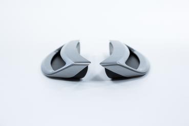 Milotec Auspuff-Dummies für Skoda Karoq – Alu-Brush – 2-teilig