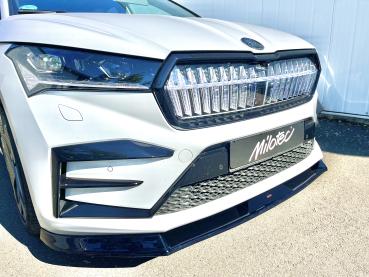 Milotec Frontspoiler für Skoda Enyaq RS & Sportline – ABS schwarz Klavierlack