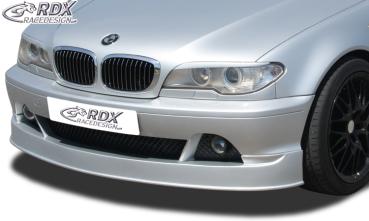 RDX Frontspoiler für BMW 3er E46 Coupe / Cabrio Facelift (2003+) Frontlippe Front Ansatz Spoilerlippe