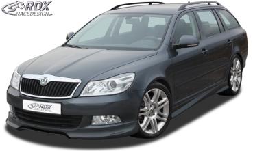 RDX Frontspoiler für SKODA Octavia 2 / 1Z Facelift 2008+ (nicht RS) Frontlippe Front Ansatz Spoilerlippe