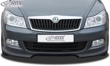 RDX Frontspoiler für SKODA Octavia 2 / 1Z Facelift 2008+ (nicht RS) Frontlippe Front Ansatz Spoilerlippe