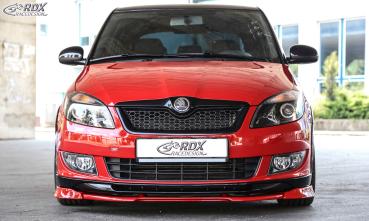 RDX Frontspoilerlippe VARIO-X für SKODA Fabia 2 Typ 5J 2010+ Monte Carlo Frontlippe Front Ansatz Vorne Spoilerlippe