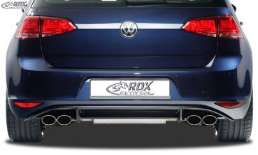 RDX Heckansatz für VW Golf 7 "R-Look" Heckeinsatz Heckblende Diffusor