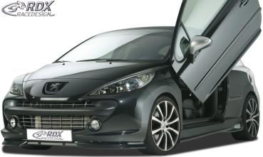 RDX Frontspoiler für PEUGEOT 207 / 207CC (-2009 & 2009+) Frontlippe Front Ansatz Spoilerlippe
