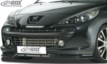 RDX Frontspoiler für PEUGEOT 207 / 207CC (-2009 & 2009+) Frontlippe Front Ansatz Spoilerlippe