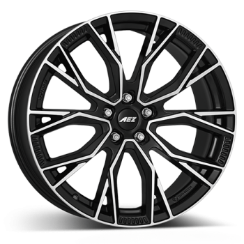 AEZ Alufelge Toronto dark black/polished 9.5x21 ET63 5x130 Nabe 66.6 KBA 55717