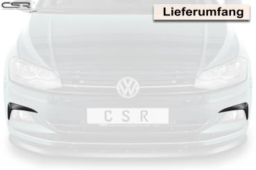 CSR Air Intake Blenden | Airintakes mit ABE für VW Polo 6 2G (Typ AW) AI030-S strukturiert schwarz matt (keine Lackierung erforderlich)