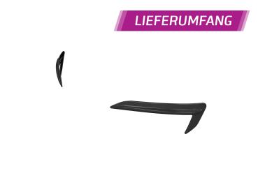 CSR Air Intake Blenden | Airintakes mit ABE für Tesla Model 3 AI031-S strukturiert schwarz matt (keine Lackierung erforderlich)