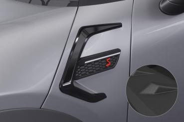 CSR Air Intake Blenden | Airintakes mit ABE für Mini F55, F56, F27 AI032-S strukturiert schwarz matt (keine Lackierung erforderlich)