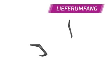 CSR Air Intake Blenden | Airintakes mit ABE für Mini F55, F56, F27 AI032-C Carbon Look Hochglanz (keine Lackierung erforderlich)