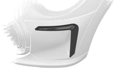 CSR Air Intake Blenden | Airintakes mit ABE für Mini F55 / F56 / F57 AI033-C Carbon Look Hochglanz (keine Lackierung erforderlich)