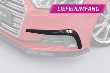 CSR Air Intake Blenden | Airintakes mit ABE für Audi A3 (8V) AI034-G Glossy schwarz Hochglanz (keine Lackierung erforderlich)