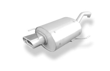 Fox passend für Alfa Romeo 147 Endschalldämpfer - 135x80 Typ 53 AL040002-593