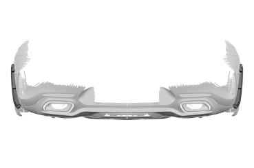 CSR Side Blades / Side Spats mit ABE für Mercedes-Benz AMG GT (190) GT C / GT R BL003-G Glossy schwarz Hochglanz (keine Lackierung erforderlich)