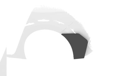 CSR Side Blades / Side Spats mit ABE für Opel Asta L BL005-L Lackierung erforderlich (unlackiert roh)