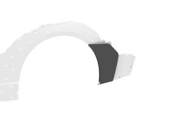 CSR Side Blades / Side Spats mit ABE für BMW M4 F82 / F83 BL009-G Glossy schwarz Hochglanz (keine Lackierung erforderlich)