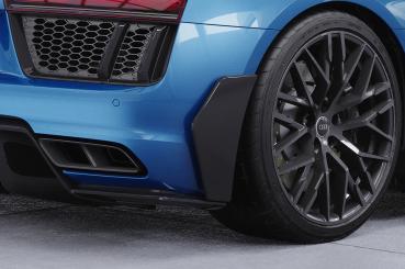 CSR Side Blades / Side Spats mit ABE für Audi R8 (Typ 4S) BL012-G Glossy schwarz Hochglanz (keine Lackierung erforderlich)
