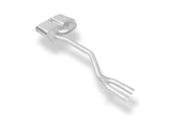 Fox passend für BMW Z4 E85 Endschalldämpfer inkl. Y-Verbindungsrohr 2x50mm - 2x80 Typ 13 BM080002-070