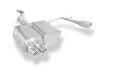 Fox passend für BMW Z4 E85 Endschalldämpfer Ausgang rechts/links inkl. Y-Verbindungsrohr 2x50mm - 2x76 Typ 17 rechts/links BM080014-148