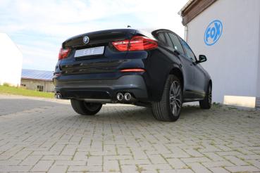 Fox passend für BMW X4 F26 Endschalldämpfer quer Ausgang rechts/links - 2x90 Typ 17 rechts/links BM170005-152
