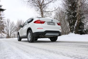 Fox passend für BMW X4 F26 ohne M-Paket Endschalldämpfer quer Ausgang rechts/links - 2x90 Typ 25 rechts/links BM170005-292M