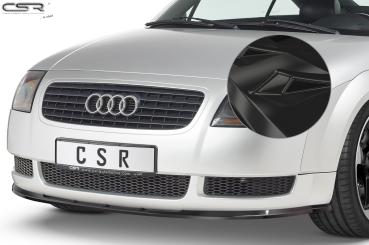 CSR Frontspoiler | Cup-Spoilerlippe mit ABE für Audi TT 8N CSL011-G Glossy schwarz Hochglanz (keine Lackierung erforderlich)