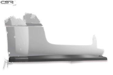 CSR Frontspoiler | Cup-Spoilerlippe mit ABE für Audi TT 8N CSL011-G Glossy schwarz Hochglanz (keine Lackierung erforderlich)