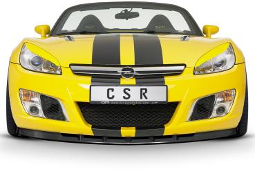 CSR Frontspoiler | Cup-Spoilerlippe mit ABE für Opel GT Roadster CSL022-S strukturiert schwarz matt (keine Lackierung erforderlich)