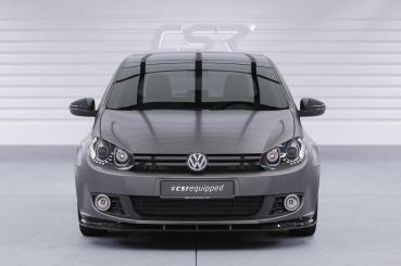 CSR Frontspoiler | Cup-Spoilerlippe mit ABE für VW Golf 6 CSL035-G Glossy schwarz Hochglanz (keine Lackierung erforderlich)