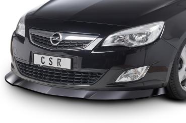 CSR Frontspoiler | Cup-Spoilerlippe mit ABE für Opel Astra J CSL064-C Carbon Look Hochglanz (keine Lackierung erforderlich)