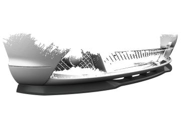 CSR Frontspoiler | Cup-Spoilerlippe mit ABE für BMW 3er E46 Coupe / Cabrio CSL073-S strukturiert schwarz matt (keine Lackierung erforderlich)