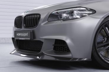 CSR Frontspoiler | Cup-Spoilerlippe mit ABE für BMW 5er F10/F11 M-Paket CSL137-L Lackierung erforderlich (unlackiert roh)