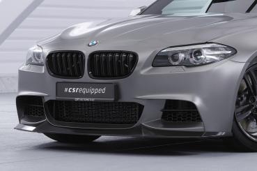 CSR Frontspoiler | Cup-Spoilerlippe mit ABE für BMW 5er F10/F11 M-Paket CSL137-L Lackierung erforderlich (unlackiert roh)