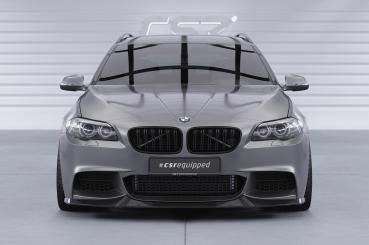 CSR Frontspoiler | Cup-Spoilerlippe mit ABE für BMW 5er F10/F11 M-Paket CSL137-L Lackierung erforderlich (unlackiert roh)
