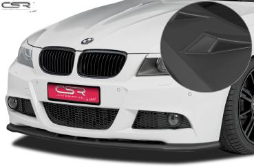 CSR Frontspoiler | Cup-Spoilerlippe mit ABE für BMW 3er E90/E91 LCI CSL168-L Lackierung erforderlich (unlackiert roh)