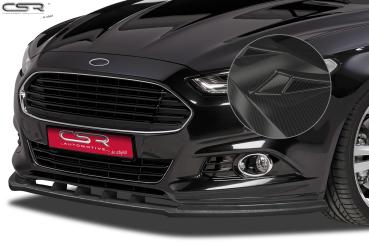 CSR Frontspoiler | Cup-Spoilerlippe mit ABE für Ford Mondeo MK5 CSL178-C Carbon Look Hochglanz (keine Lackierung erforderlich)