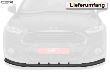 CSR Frontspoiler | Cup-Spoilerlippe mit ABE für Ford Mondeo MK5 CSL178-C Carbon Look Hochglanz (keine Lackierung erforderlich)