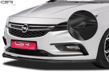 CSR Frontspoiler | Cup-Spoilerlippe mit ABE für Opel Astra K CSL180-G Glossy schwarz Hochglanz (keine Lackierung erforderlich)