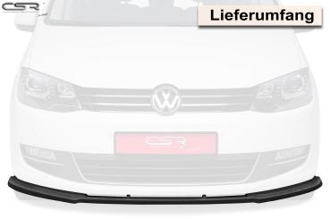 CSR Frontspoiler | Cup-Spoilerlippe mit ABE für VW Sharan II CSL184-L Lackierung erforderlich (unlackiert roh)