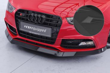 CSR Frontspoiler | Cup-Spoilerlippe mit ABE für Audi A5/S5 8T CSR-CSL187-S strukturiert schwarz matt (keine Lackierung erforderlich)