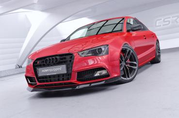 CSR Frontspoiler | Cup-Spoilerlippe mit ABE für Audi A5/S5 8T CSR-CSL187-G Glossy schwarz Hochglanz (keine Lackierung erforderlich)