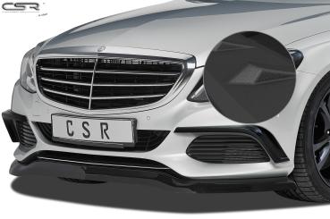 CSR Frontspoiler | Cup-Spoilerlippe mit ABE für Mercedes-Benz C-Klasse 205 CSL227-S strukturiert schwarz matt (keine Lackierung erforderlich)