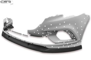 CSR Frontspoiler | Cup-Spoilerlippe mit ABE für Opel Corsa E OPC CSL275-C Carbon Look Hochglanz (keine Lackierung erforderlich)