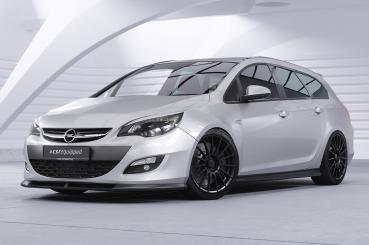 CSR Frontspoiler | Cup-Spoilerlippe mit ABE für Opel Astra J CSL311-G Glossy schwarz Hochglanz (keine Lackierung erforderlich)