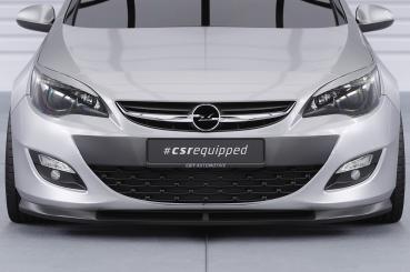 CSR Frontspoiler | Cup-Spoilerlippe mit ABE für Opel Astra J CSL311-G Glossy schwarz Hochglanz (keine Lackierung erforderlich)