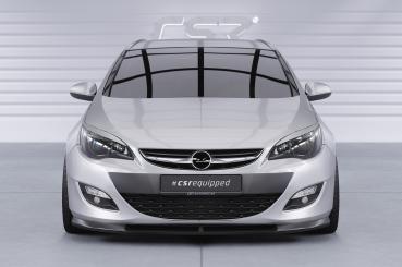 CSR Frontspoiler | Cup-Spoilerlippe mit ABE für Opel Astra J CSL311-G Glossy schwarz Hochglanz (keine Lackierung erforderlich)